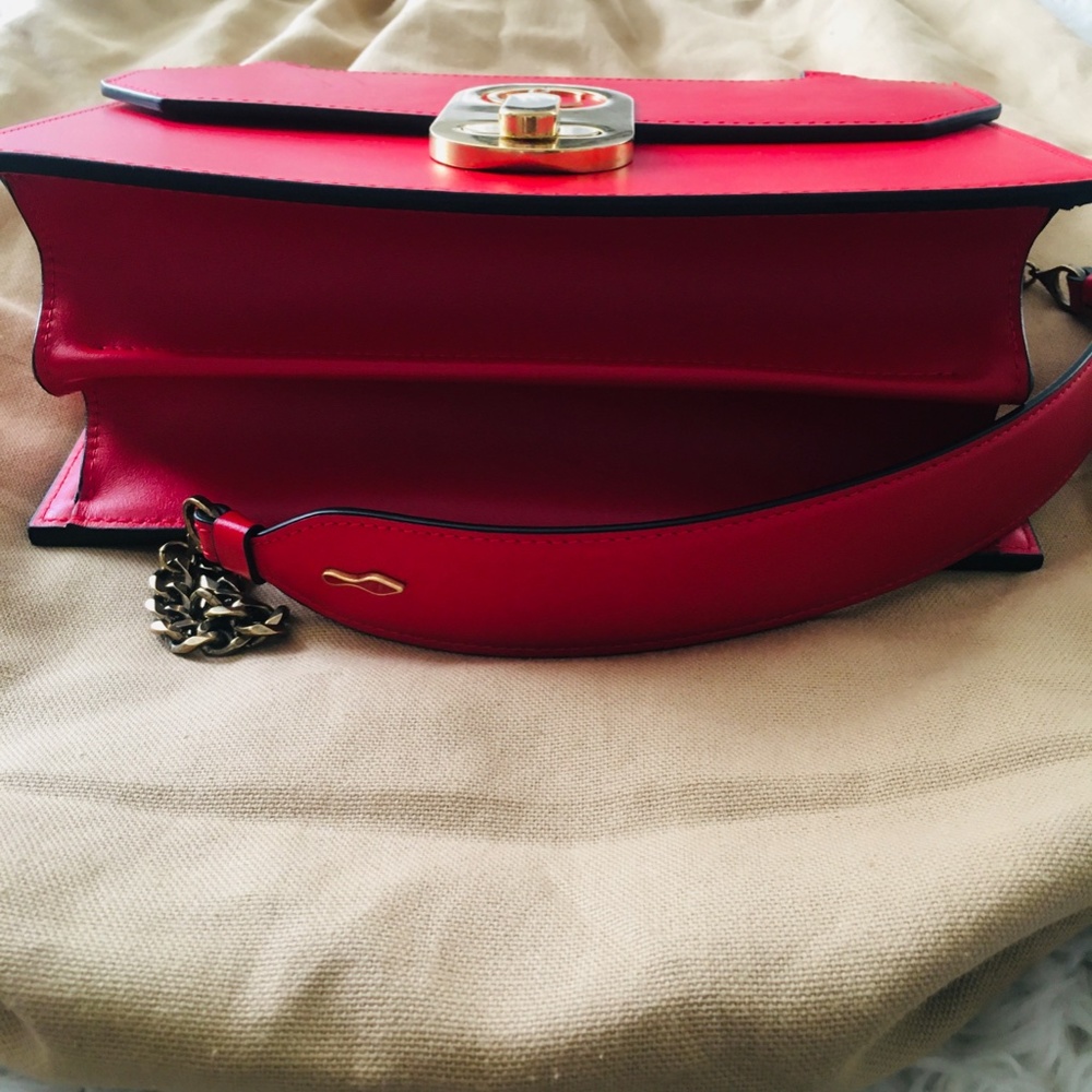 New Authentic CHRISTIAN LOUBOUTIN Large Elisa Calfskin bag - Picture 13 of 13